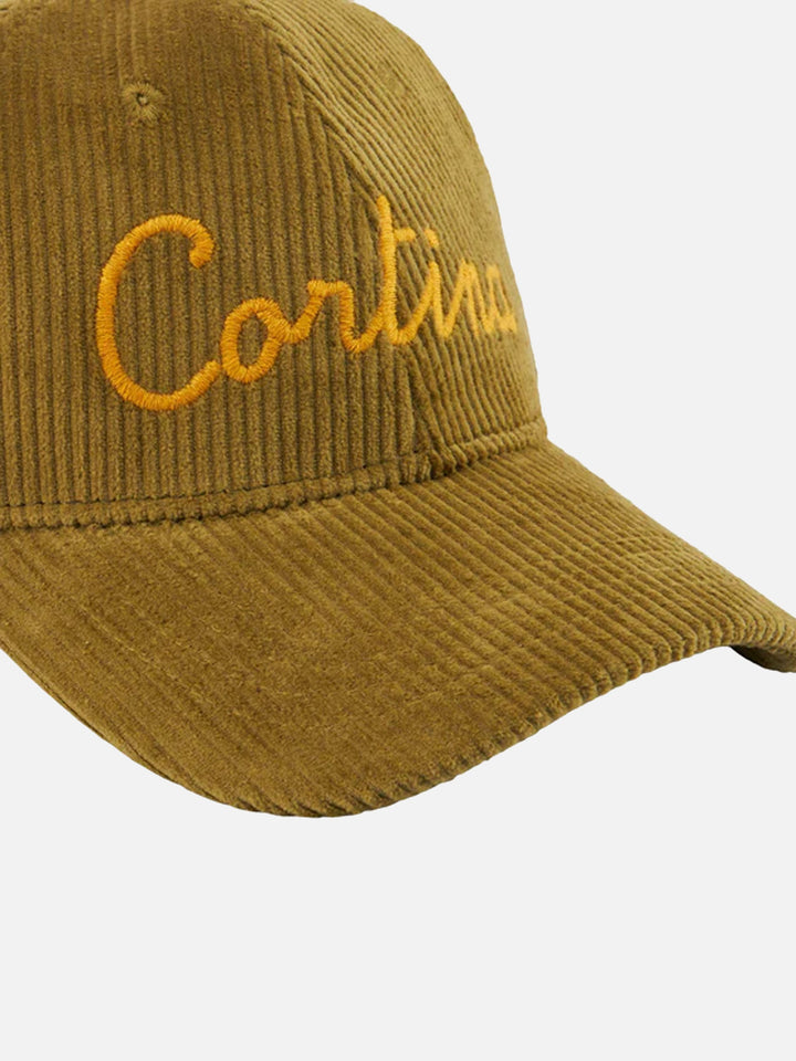 Baseball corduroy cap with Cortina embroidery - MC2 Saint Barth