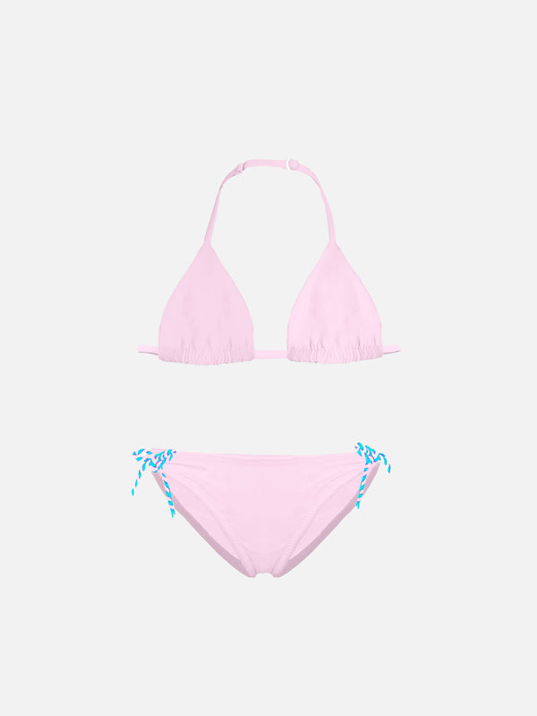 St. Barth J'arrive embroidered girl's bikini