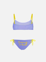 Girl bralette bikini with Dreaming St. Barth embroidery