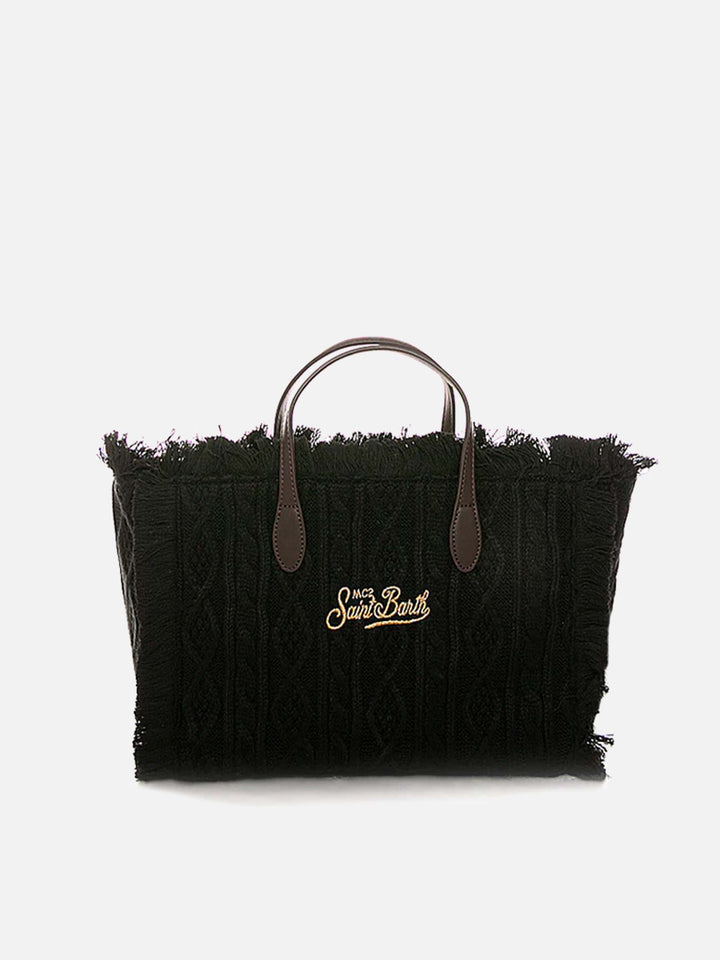 Colette schwarze Trikot-Handtasche