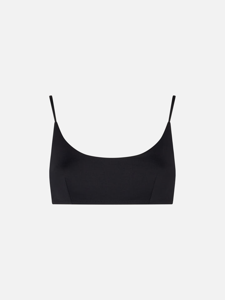 Costume da bagno bralette nero per donna