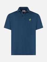 Navy bluecotton jersey man polo