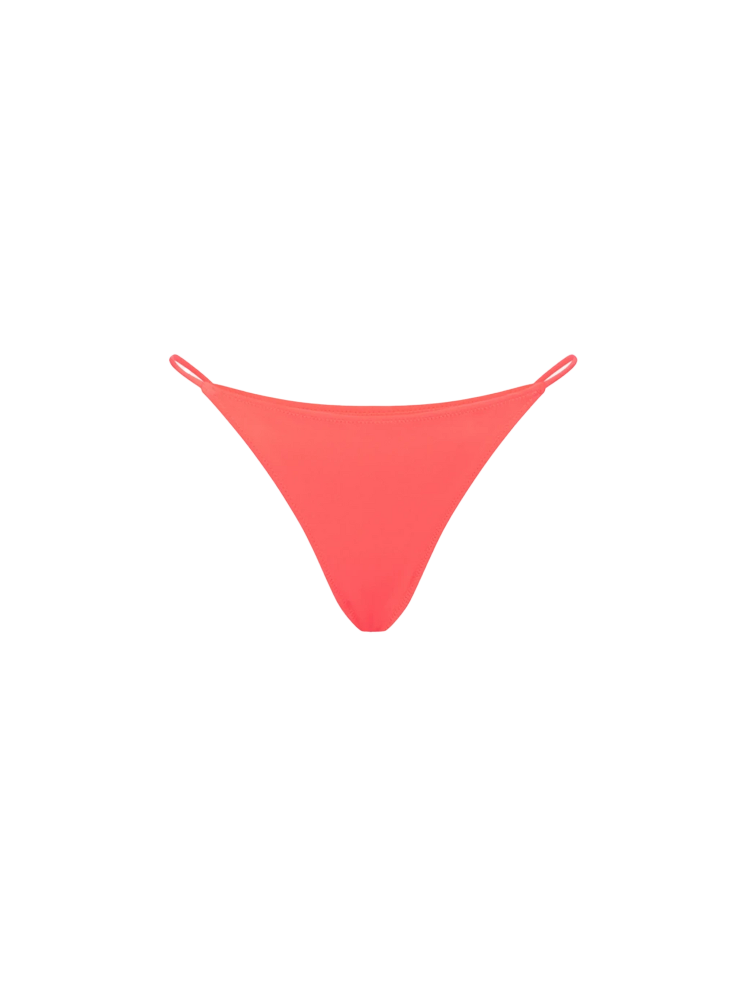 Fluo red cheeky swim briefs