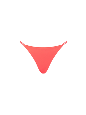 Fluo red cheeky swim briefs