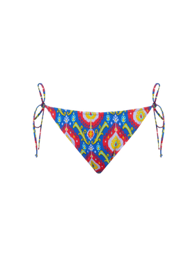 Slip mare donna con stampa ikat multicolor