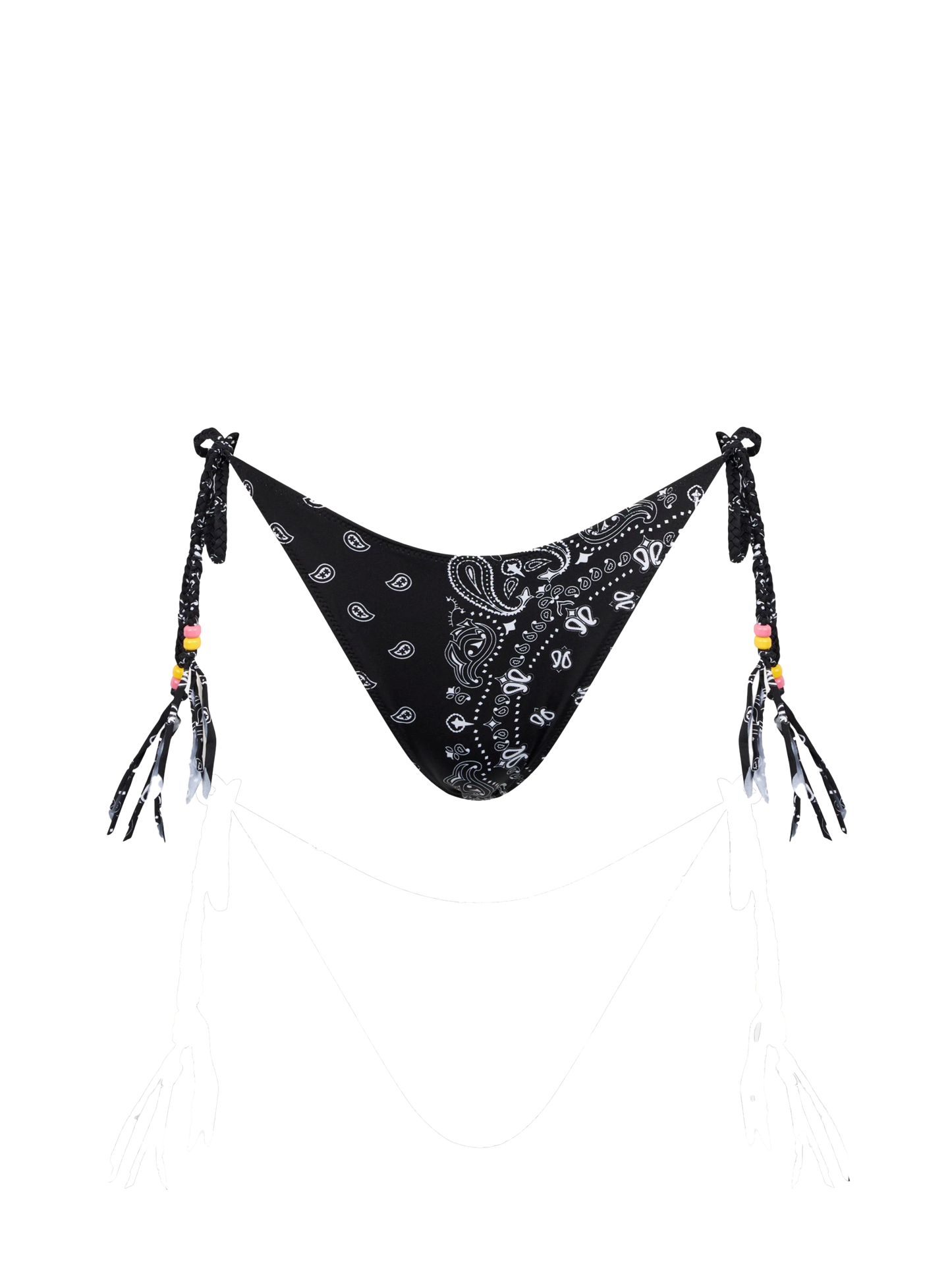 Freche Damen-Badehose mit Bandana-Print