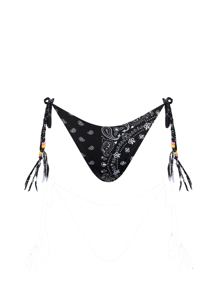 Freche Damen-Badehose mit Bandana-Print