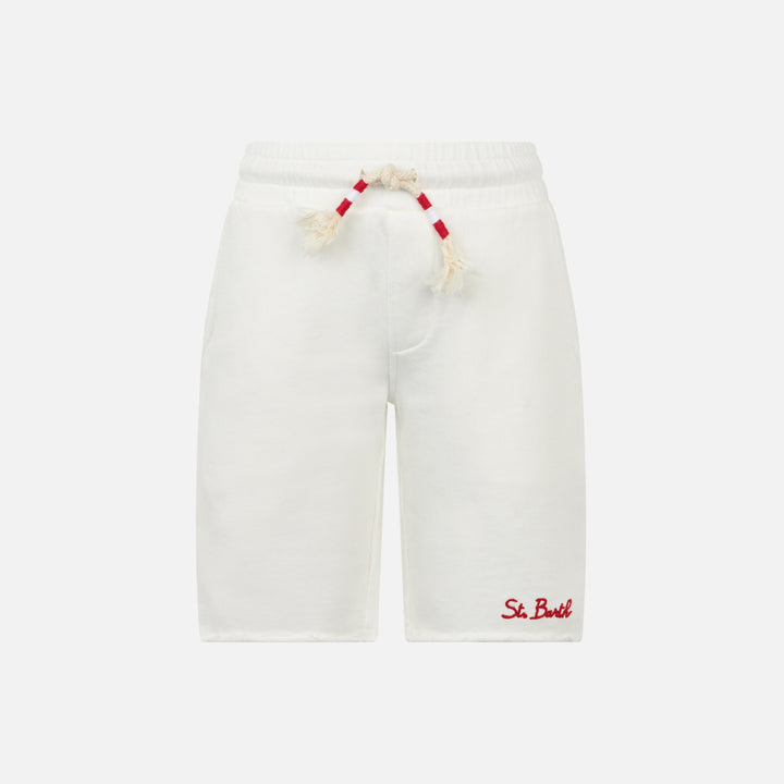 Boy fleece short with pocket - MC2 Saint Barth
