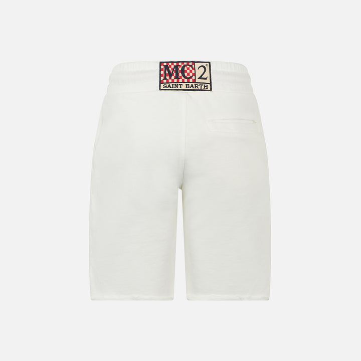 Boy fleece short with pocket - MC2 Saint Barth