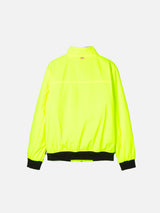 Bomber da bambino giallo fluo con fodera in pelo