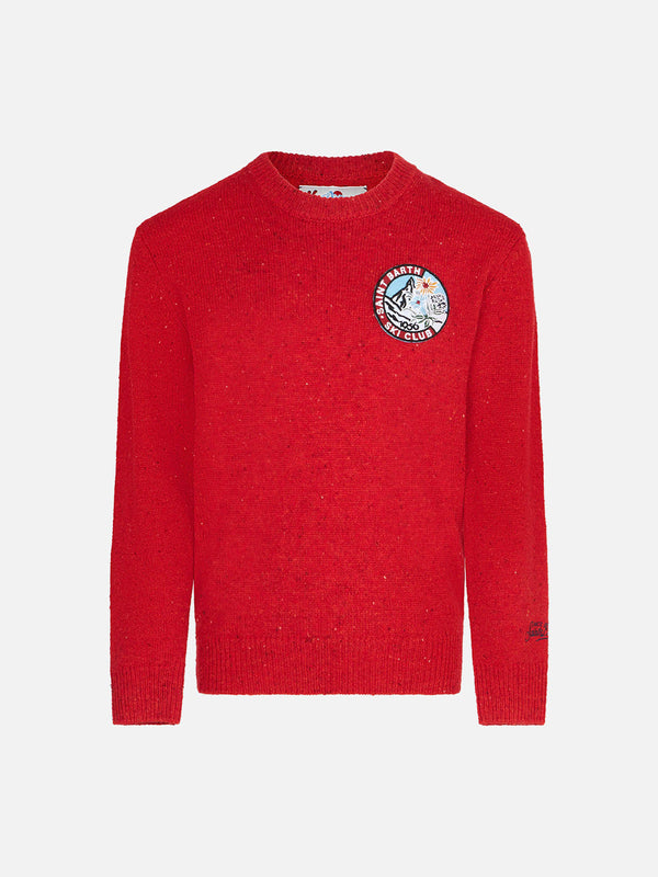 Maglia da bambino girocollo rossa