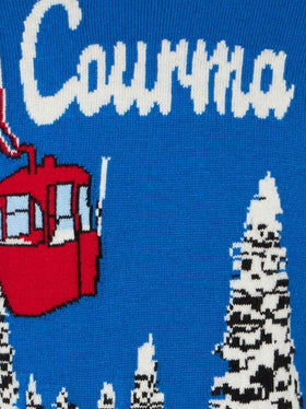 Maglione da bambino con stampa jacquard Courmayeur