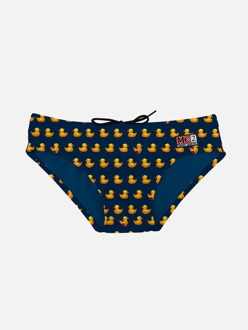 Boy swim briefs with ducks print