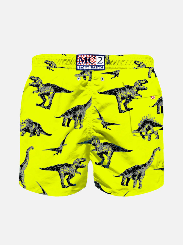 Boy swim shorts with dinosaur print - MC2 Saint Barth