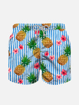 Badeshorts für Jungen mit Ananas-Print