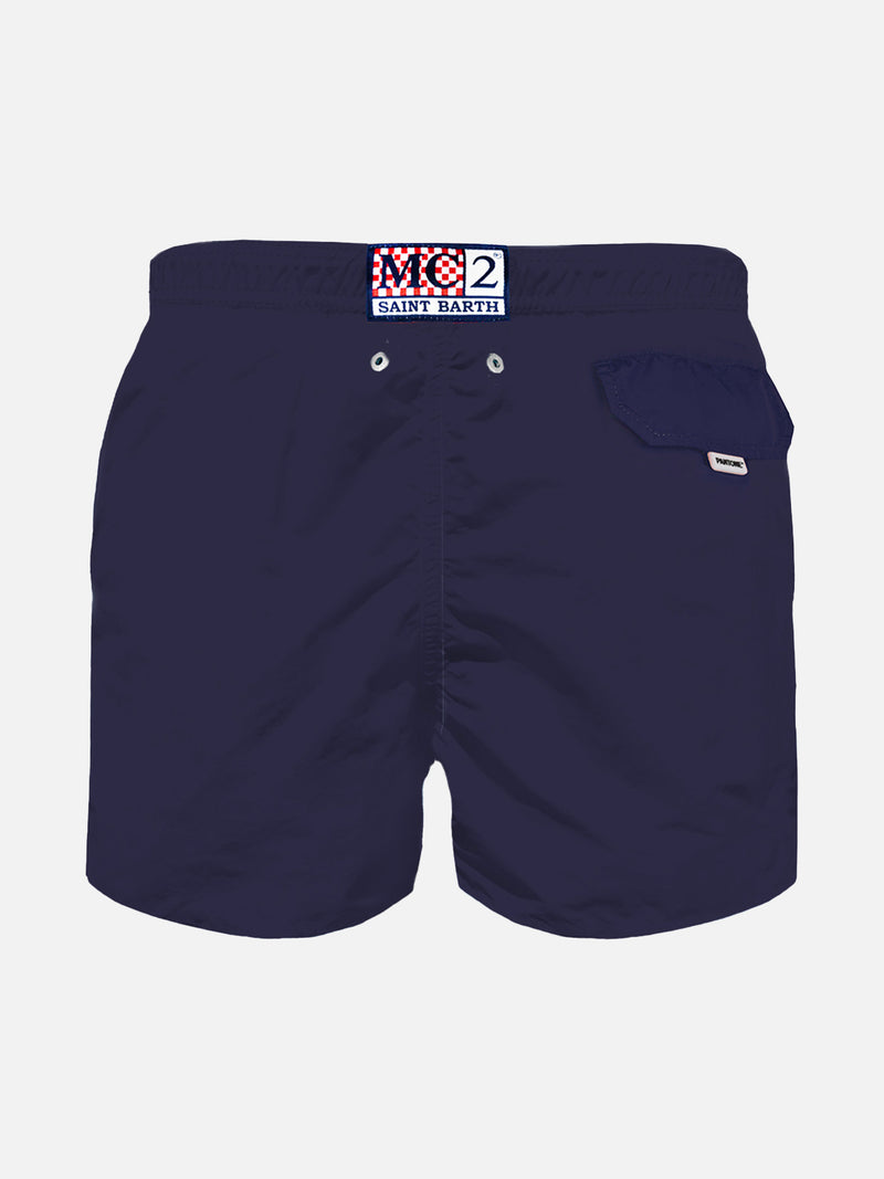 Boy blue navy light fabric swim shorts | Pantone® Special Edition