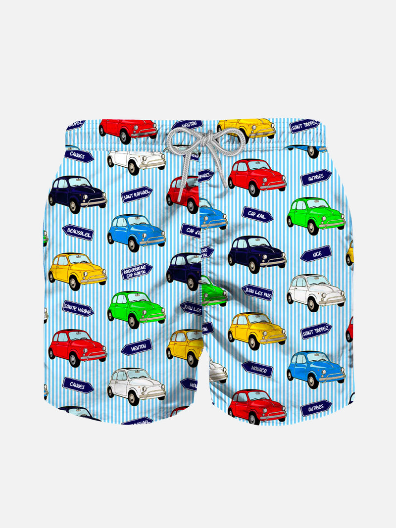 Badeshorts für Jungen mit Autoaufdruck |FIAT© 500