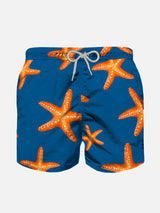 Starfishes print boy swimshorts