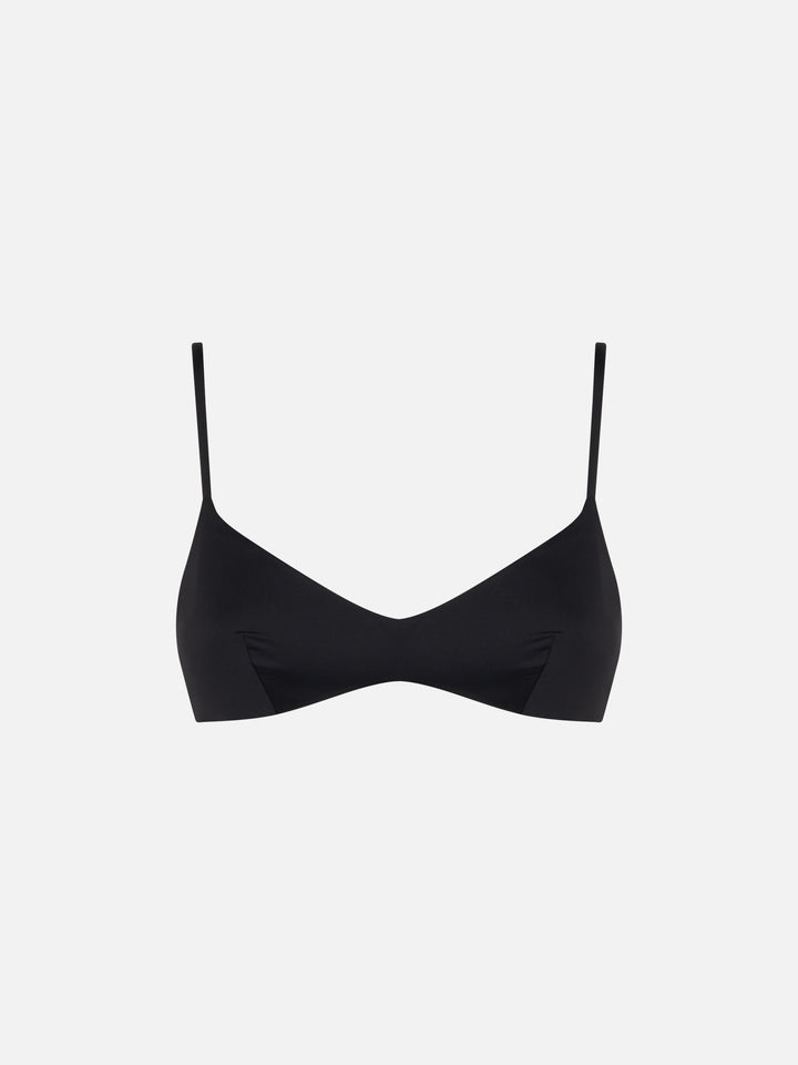 Costume da bagno bralette nero per donna