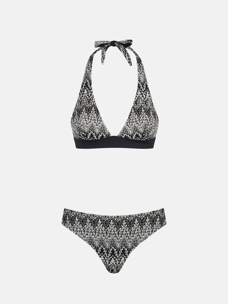 Bikini da donna a triangolo chevron