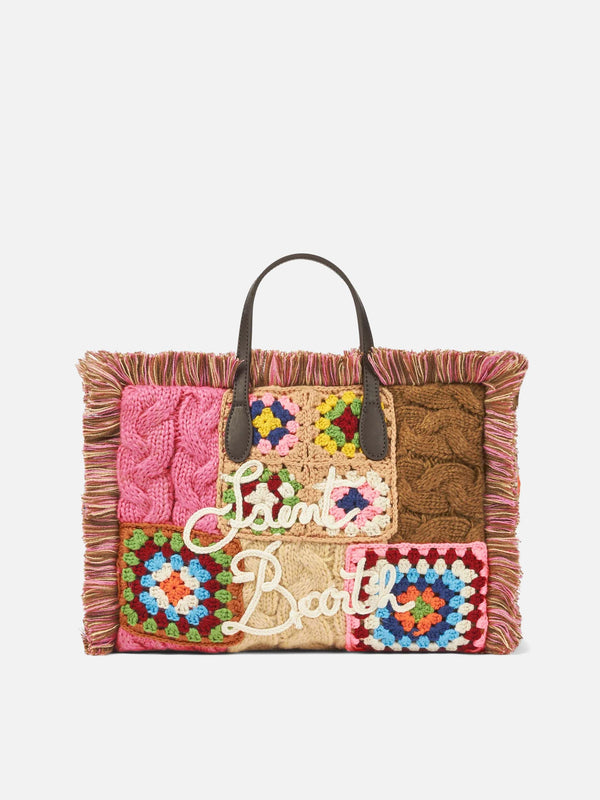 Colette crochet tiles handbag