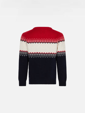 Jungenpullover mit Cortina-Schriftzug