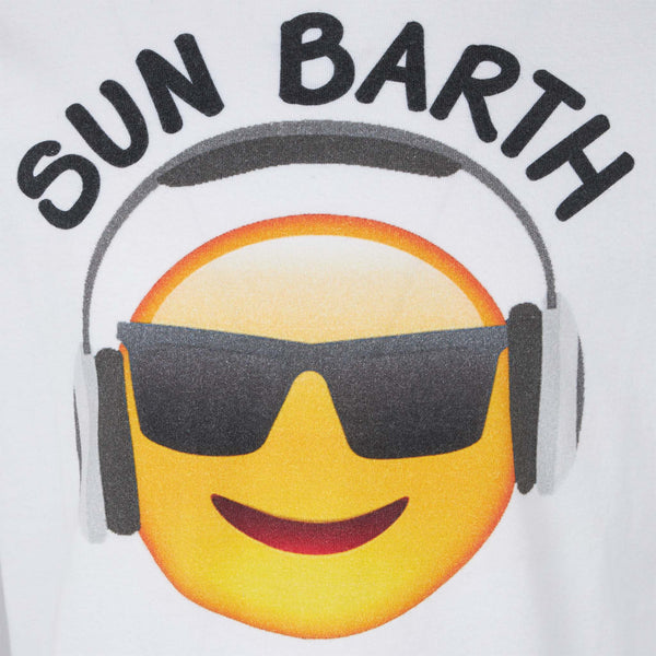 T-Shirt mit Emoticon-Aufdruck für Jungen