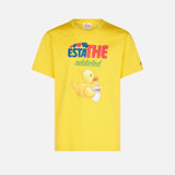 Man cotton t-shirt with Estathé ducky print | ESTATHE' SPECIAL EDITION