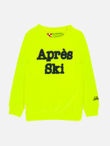 Apres Ski yellow fluo boy's sweatshirt