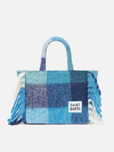 Colette blanket handbag with check print