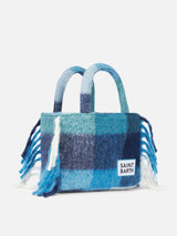 Colette blanket handbag with check print