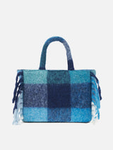 Colette blanket handbag with check print