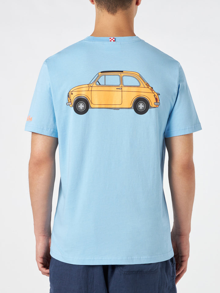Herren-T-Shirt aus Baumwolle mit Fiat 500-Aufdruck | FIAT 500© SONDEREDITION
