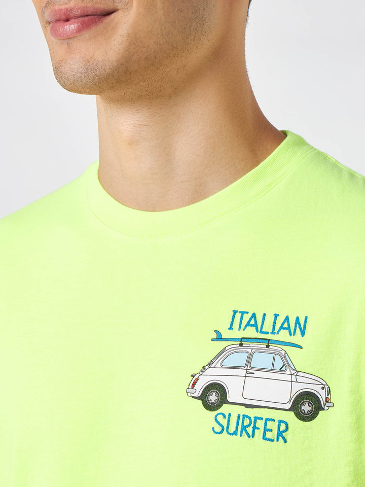 Herren-T-Shirt aus Baumwolle mit Fiat 500-Aufdruck | FIAT 500© SONDEREDITION