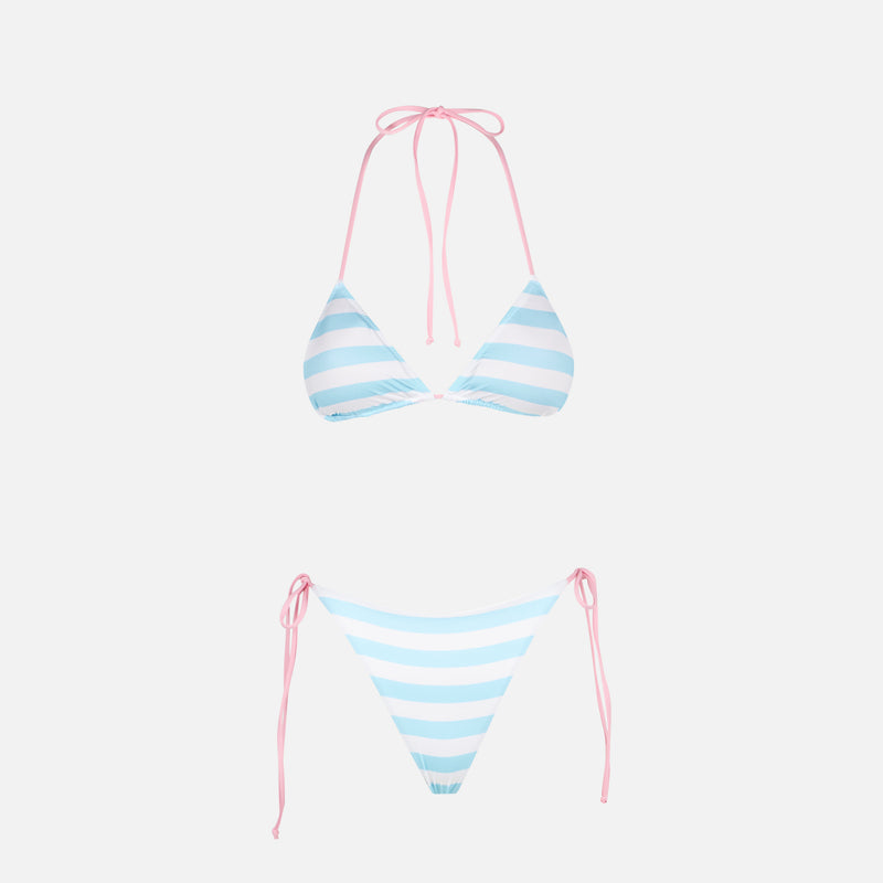 Damen Triangel-Bikini mit Fiorucci-Print | FIORUCCI-SONDERAUSGABE