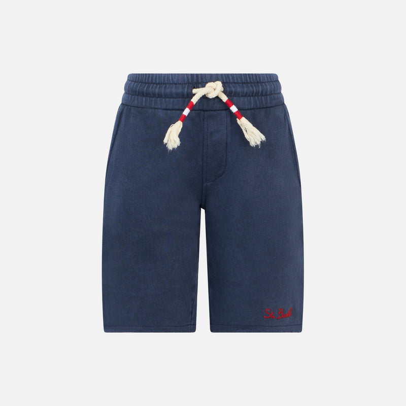 Blue Boy fleece short with pocket