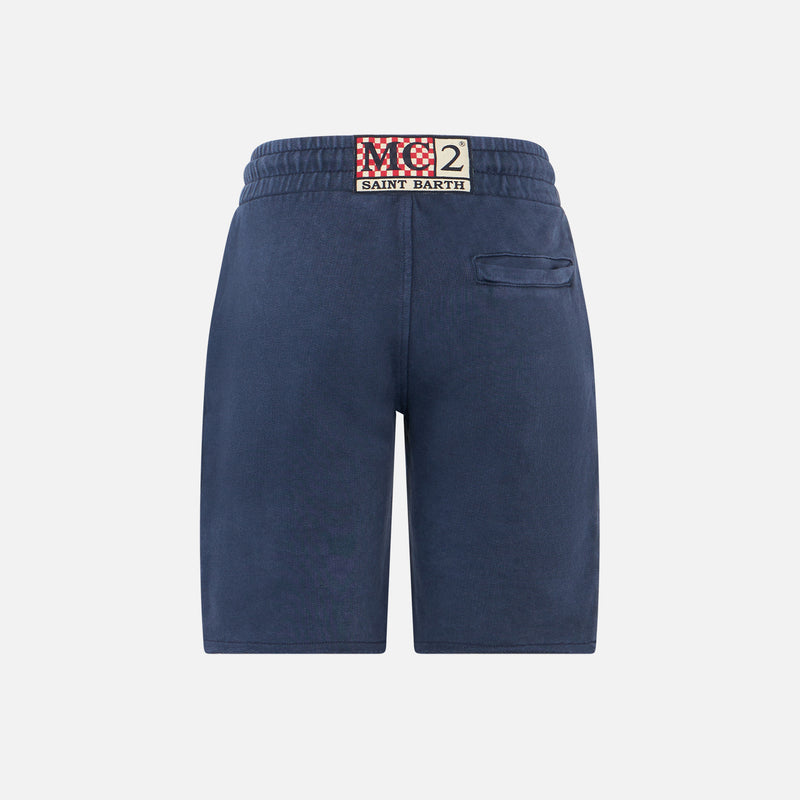 Blue Boy fleece short with pocket