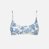 Costume da bagno donna a bralette con fantasia a fiori