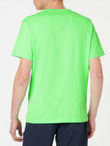 Man green cotton t-shirt