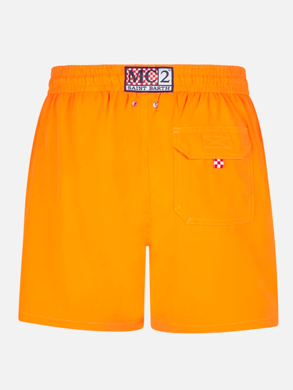 Costume da bagno da uomo comfort arancio fluo