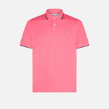 Man fluo pink polo piquet