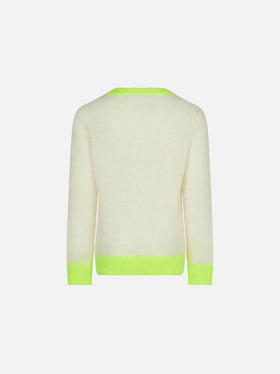 Boy crewneck sweater with handmade embroidery - MC2 Saint Barth