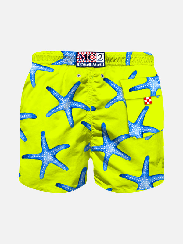 Costume da bagno da bambino stampa stelle marine