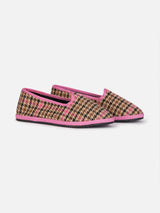 Girl pied de poule slipper loafers | MY CHALOM SPECIAL EDITION