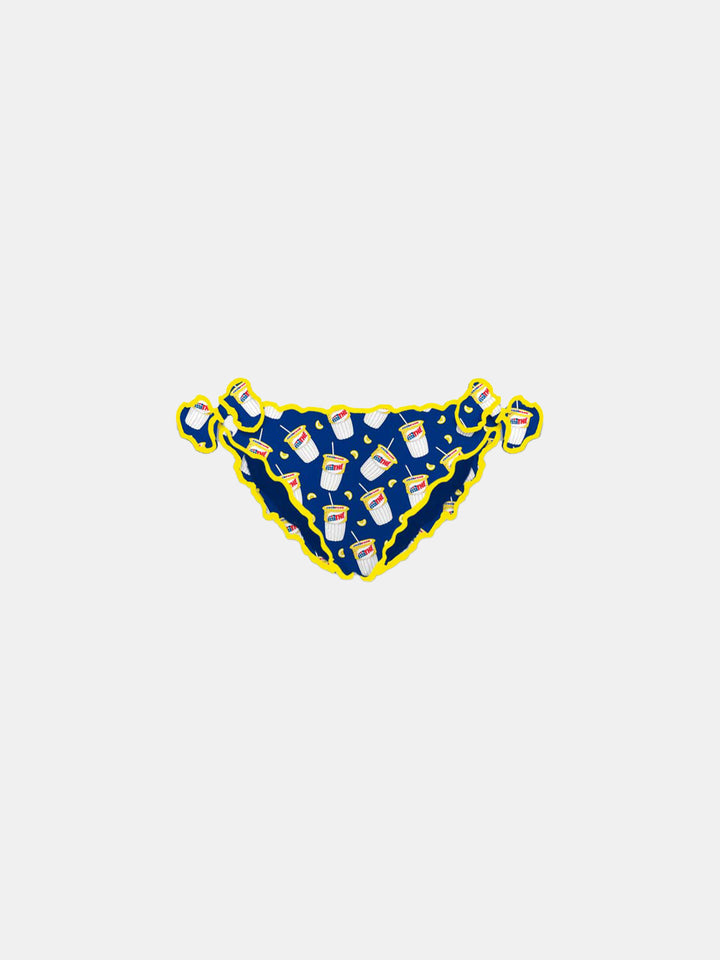 Girl swim briefs with Estathé print | Estathé® Special Edition