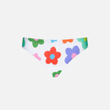 Slip da bagno da bambina con stampa fiori