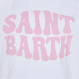 T-shirt da bambina in cotone con stampa groovy di Saint Barth