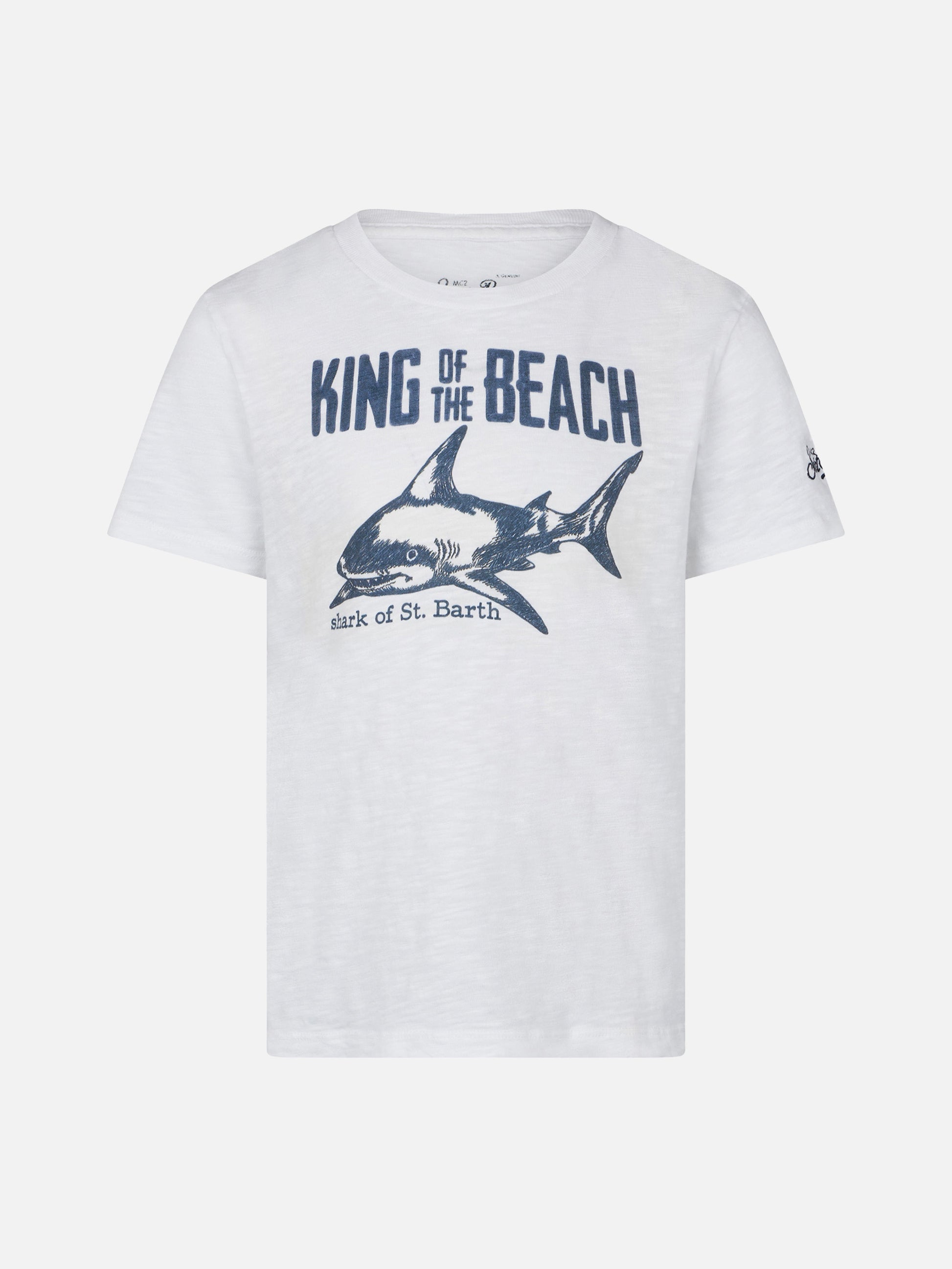 T-Shirt Boy King of The Beach - MC2 Saint Barth