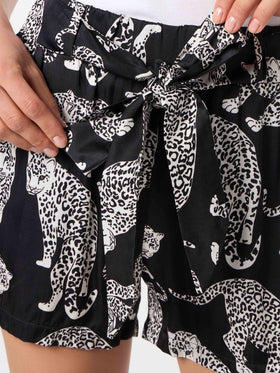 Tiger print woman shorts - MC2 Saint Barth