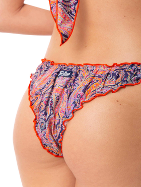 Woman bandeau bikini with Liberty print | Made with Liberty fabric